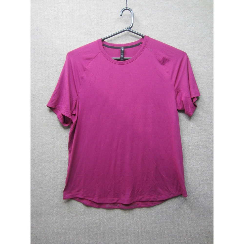 Lululemon Metal Vent Tech 2.0 Short Sleeve Shirt Magenta Purple Mens XL LM3EJUS